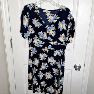 Loft Floral Midi Dress